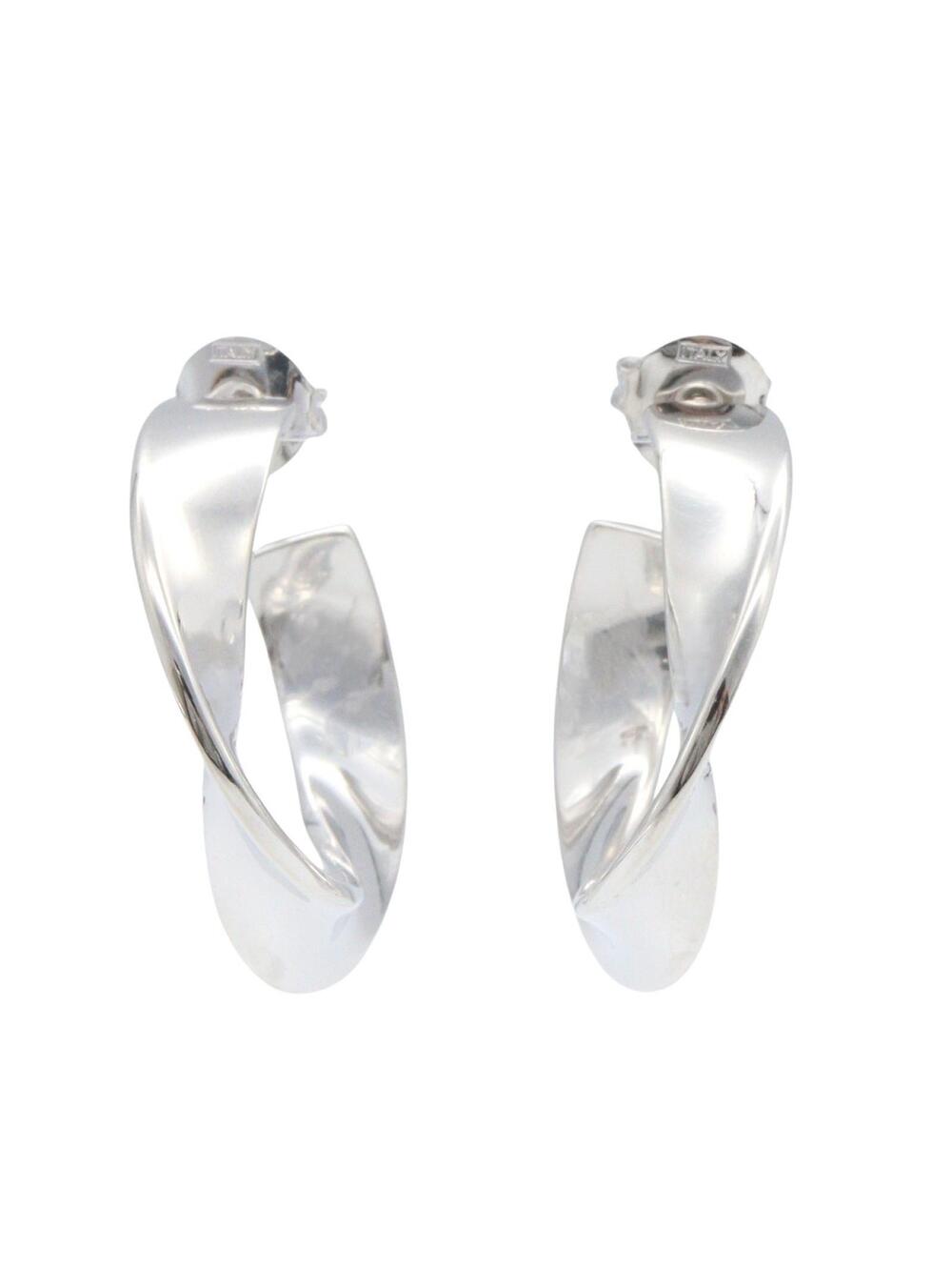 Mm6 Hoop Pierced Earrings Used Women #279544M35B